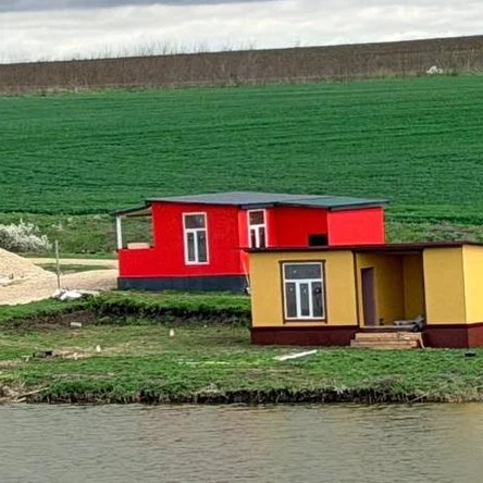 Домик двухместный с беседкой